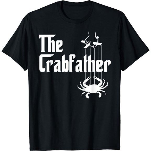 Mens Funny Crab Lover Crabbing The Crabfather Crabber T-Shirt