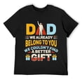 thumbnail image 1 of Mens Funny Dad Shirt Fathers Day from Daughter Son for Daddy T-Shirt Black Small, 1 of 5