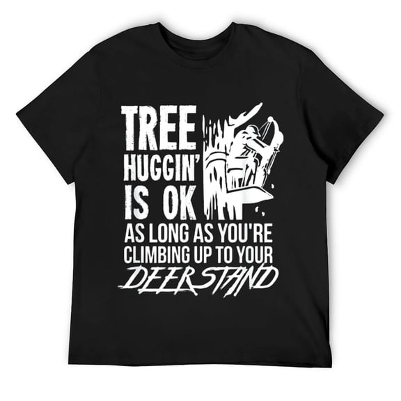 Mens Funny Deer Hunting Gift For A Deer Hunter T-Shirt Black