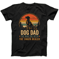 thumbnail image 1 of Mens Funny Dog Dad T Shirts Retro Sunset Dog Dad Fathers Day Graphic Tee for Men Vintage Pet Lover Graphic Tees, 1 of 6