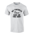 thumbnail image 1 of Mens Funny Fathers Day My Favorite Child Gave Me This Shirt Shirt Short Sleeve T-shirt Graphic Tee-Ash Grey-large, 1 of 4