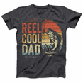 thumbnail image 1 of Mens Funny Fishing Dad T Shirts Reel Cool Dad Fathers Day Graphic Tee for Men Vintage Bass Fishing Graphic Tees, 1 of 6
