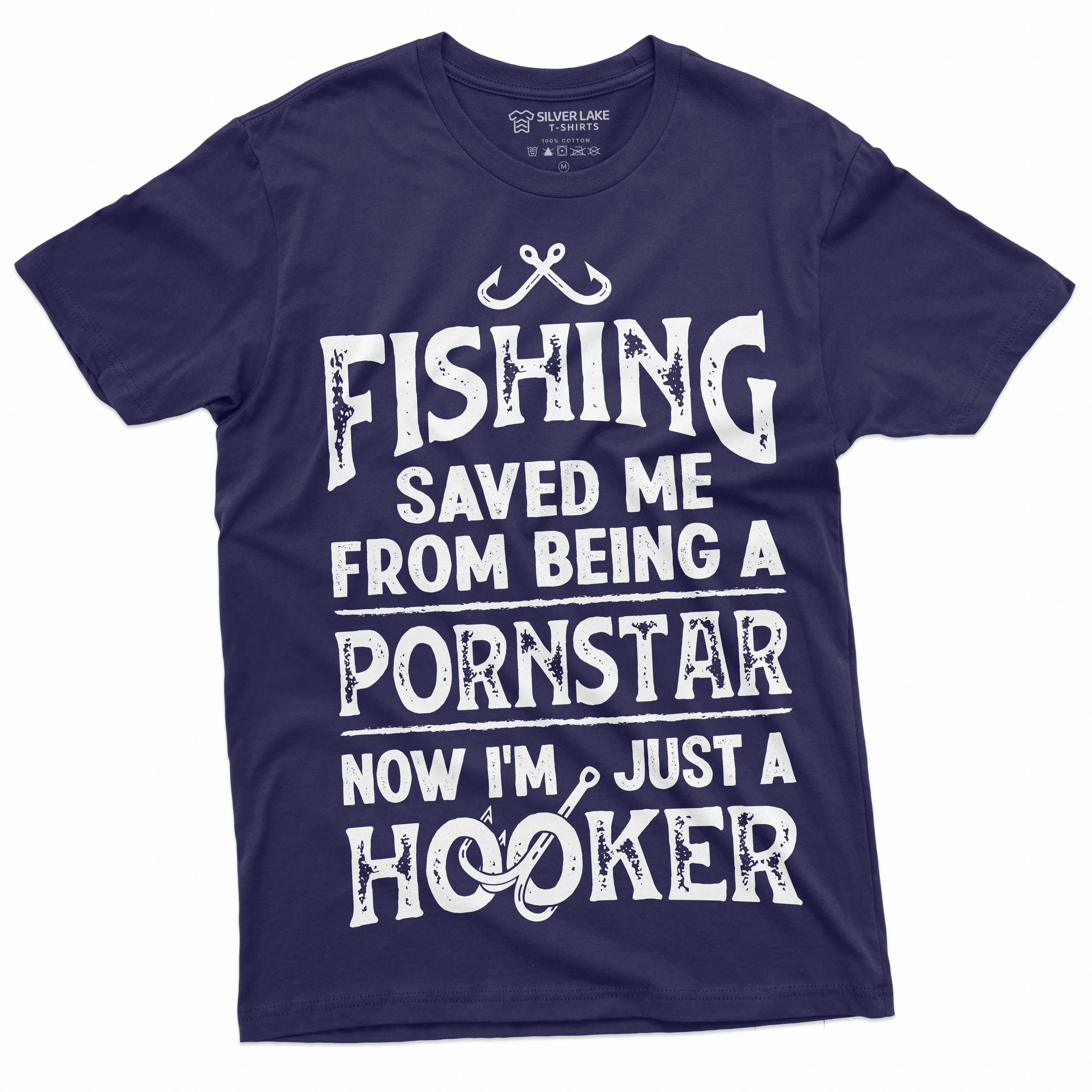 Mens Funny Fishing Tee Shirt Sometimes It Pays To Keep Your Mouth Shut ...