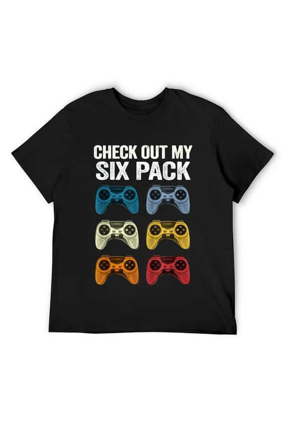 Mens Funny Gamer Gifts For Teenage Boys 8-16 Year Old Gaming T-Shirt Black Small