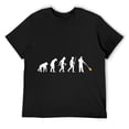 thumbnail image 1 of Mens Funny Glassblower Evolution For Glassblowing Lovers Gift T-Shirt Black, 1 of 5
