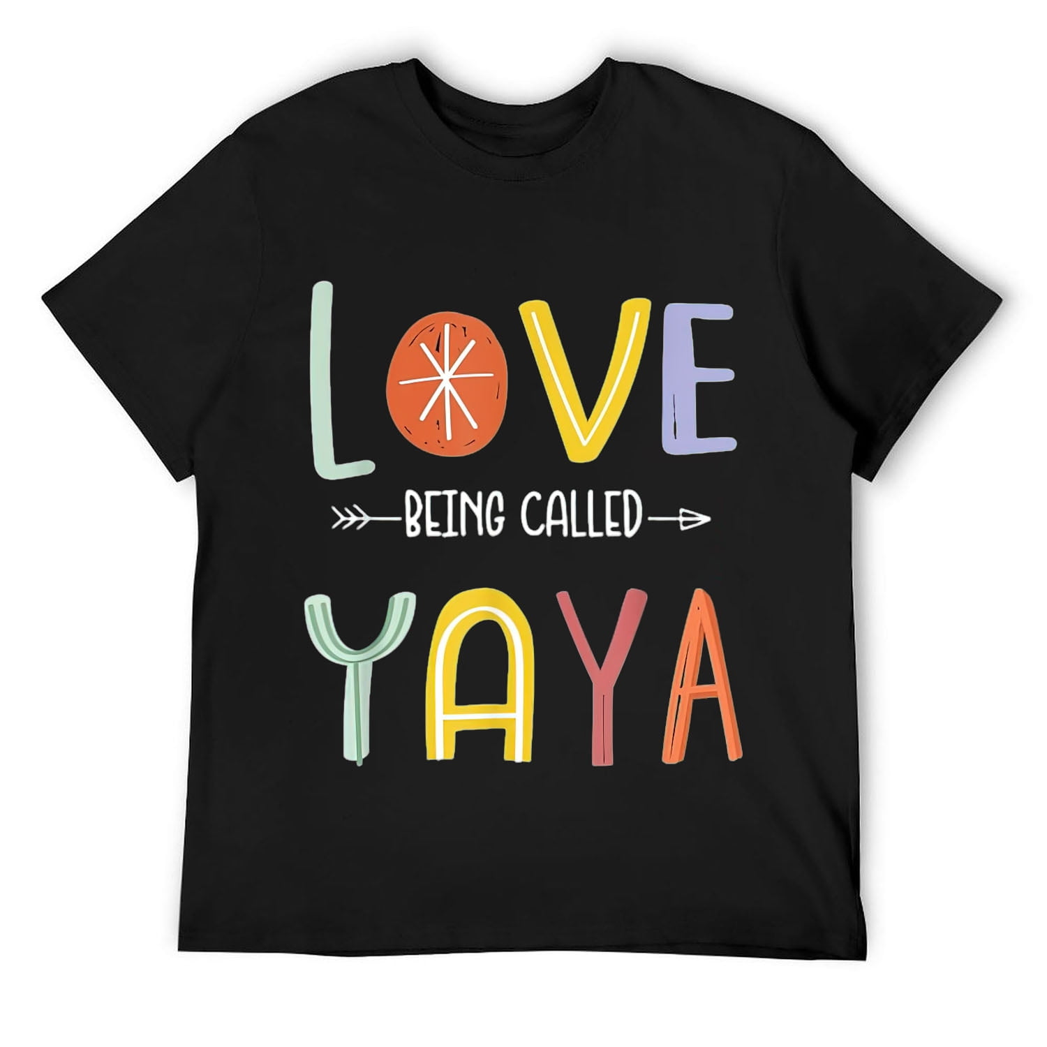 Mens Funny Grandma Love Being Called Yaya Proud Grandmother TShirt