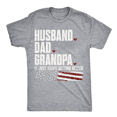 thumbnail image 1 of Mens Funny Grandpa T Shirts Husband Dad Grandpa Legend Fathers Day Patriotic Graphic Tee for Men Family Graphic Tees, 1 of 6