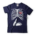 thumbnail image 1 of Mens Funny Halloween Costume Taco Shirt Skeleton Costume Halloween Gifts Halloween Party Shirt (3X-Large Navy Blue), 1 of 6