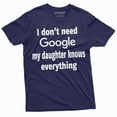 thumbnail image 1 of Mens Funny My Daughter Knows Everything T-Shirt Father'S Day Gift | Dad Birthday Gifts (Xx-Large Navy Blue), 1 of 5