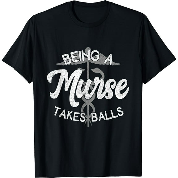 Mens Funny Nursing Male Nurse Murse RN Graduation Week Gift Idea T-Shirt