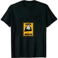 thumbnail image 1 of MAYZERO Mens Funny Papa Warning Sign - May Nap Suddenly At Any Time Short Sleeve T-Shirt, 1 of 3
