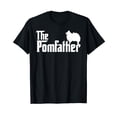 thumbnail image 1 of Mens Funny Pomeranian Father Dad The Pom Father Dog Lover T-Shirt, 1 of 5