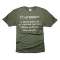 thumbnail image 1 of Mens Funny Programmer T-shirt Funny Saying Tee Shirt Humorous Gifts Programmer Shirts (3X-Large Military Green), 1 of 6