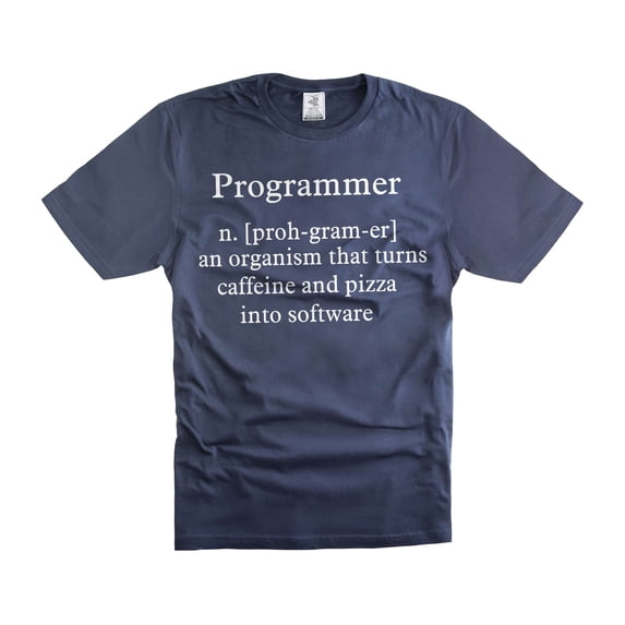 Mens Funny Programmer T-shirt Funny Saying Tee Shirt Humorous Gifts Programmer Shirts (4X-Large Navy Blue)