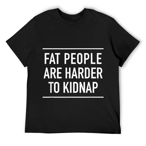 Mens Funny Quote T-Shirt Black