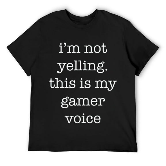 Mens Funny Sarcastic Video Gamer T-Shirt Black