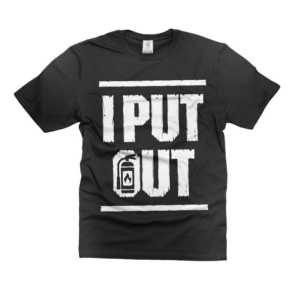 Mens Funny Shirt I Put out Fire Shirt Firefighter Humorous Gifts Firefighter Quote Saying Shirts (XX-Large Black)