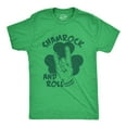 thumbnail image 1 of Mens Funny T Shirt Shamrock and Roll St Patricks Day Graphic Tee for Guys Graphic Tees, 1 of 9