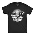 thumbnail image 1 of Mens Funny T Shirts Adopt A Cat Sarcastic Feral Animal Graphic Novelty Tee For Men Graphic Tees, 1 of 9