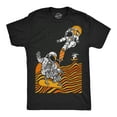 thumbnail image 1 of Mens Funny T Shirts Astro Skate Park Space Graphic Tee for Men Graphic Tees, 1 of 9