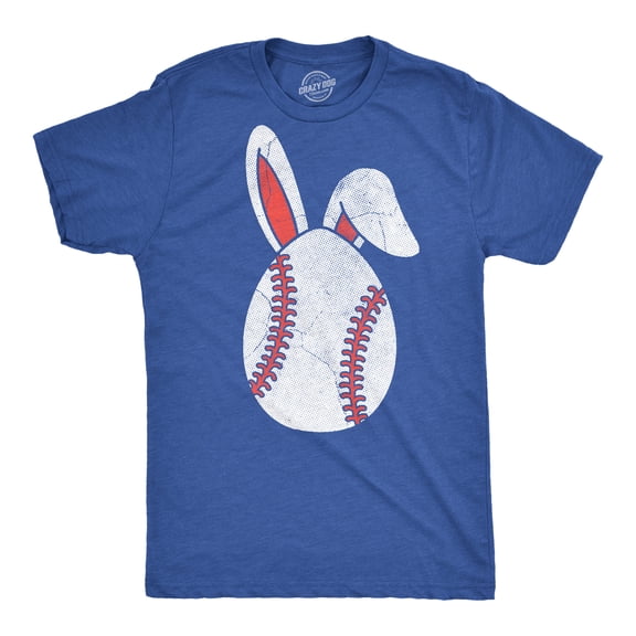 Mens Funny T Shirts Baseball Easter Egg Sarcastic Easter Sunday Tee For Men Graphic Tees