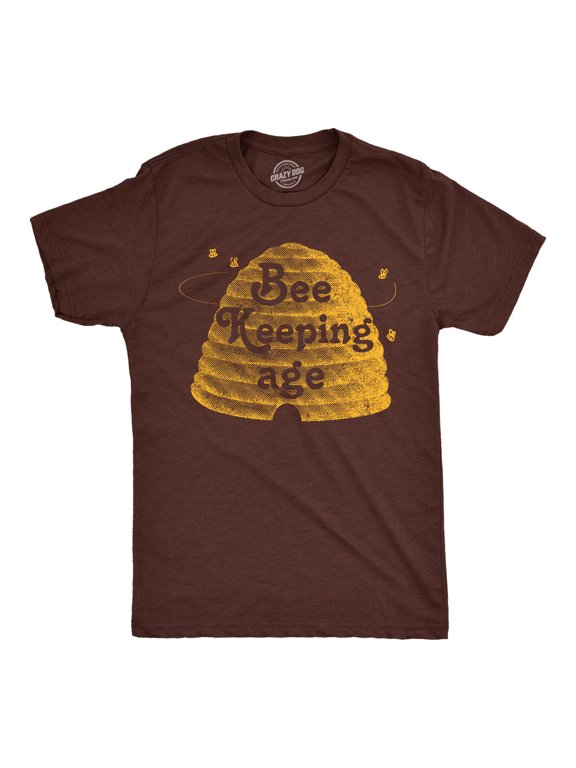 Mens Funny T Shirts Bee Keeping Age Sarcastic Novelty Graphic Tee for Men Graphic Tees