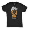 thumbnail image 1 of Mens Funny T Shirts Beer Glass Skull Drinking Graphic Tee for Men Graphic Tees, 1 of 9