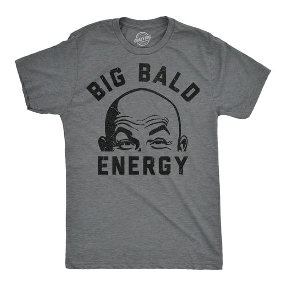 Mens Funny T Shirts Big Bald Energy Sarcastic Graphic Novelty Tee for Men Graphic Tees