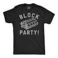 thumbnail image 1 of Mens Funny T Shirts Block Party Sarcastic Engine Graphic Novelty Mechanic Tee for Men Graphic Tees, 1 of 7