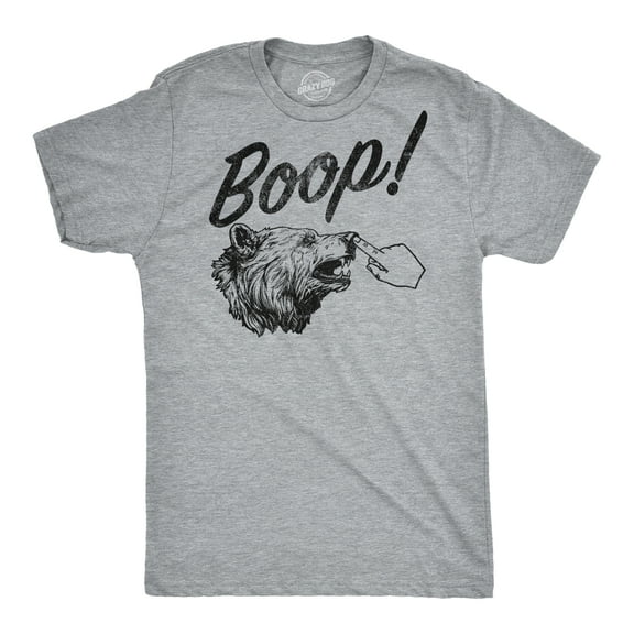 Mens Funny T Shirts Boop Sarcastic Bear Graphic Novelty Tee for Men Graphic Tees