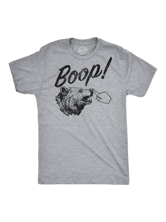 Mens Funny T Shirts Boop Sarcastic Bear Graphic Novelty Tee for Men Graphic Tees