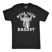 Mens Funny T Shirts Boos Your Daddy Sarcastic Halloween Ghost Graphic Tee for Men Graphic Tees