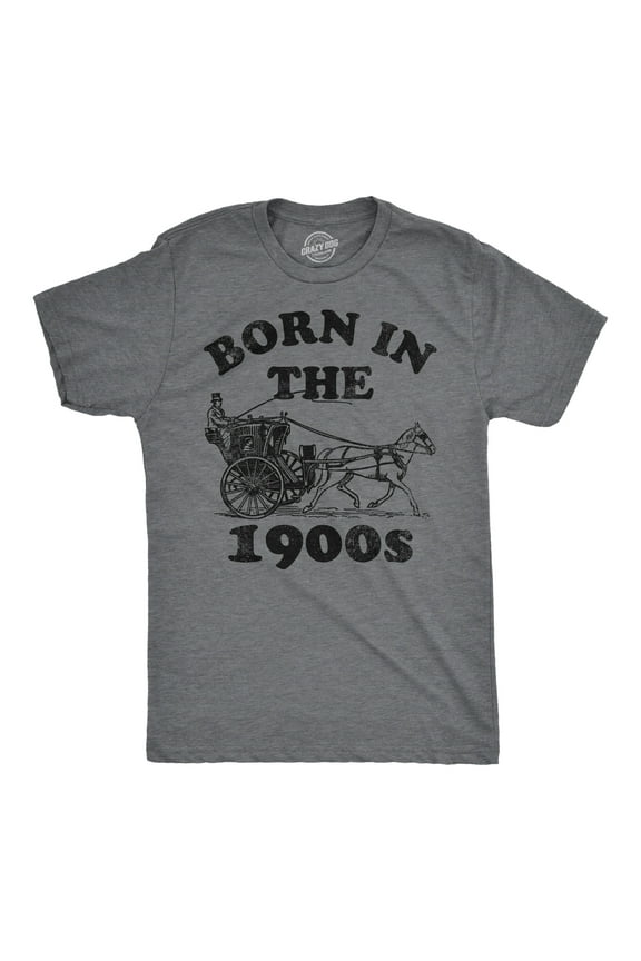 Mens Funny T Shirts Born In The 1900s Sarcastic Graphic Tee for Men Graphic Tees