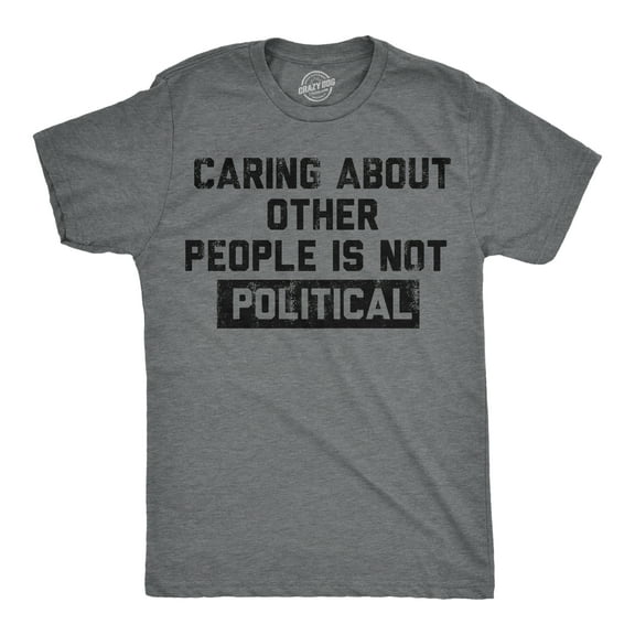 Mens Funny T Shirts Caring About Other People Is Not National Graphic Novelty Tee for Men Graphic Tees