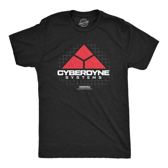 Mens Funny T Shirts Cyberdyne Systems Logo Awesome Terminator 2 Movie Tee For Men Graphic Tees
