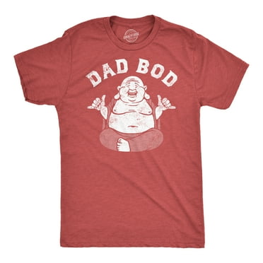 Mens Funny T Shirts Dad Bod Buddha Sarcastic Graphic Novelty Tee for Men Graphic Tees