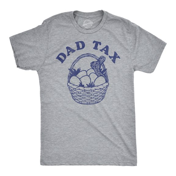 Mens Funny T Shirts Dad Tax Sarcastic Easter Graphic Novelty Tee for Men Graphic Tees