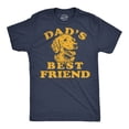 thumbnail image 1 of Mens Funny T Shirts Dads Best Friend Sarcastic Dog Graphic Novelty Fathers Day Tee for Men Graphic Tees, 1 of 9