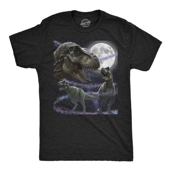 Mens Funny T Shirts Dinosaurs In Space Sarcastic Dino Graphic Novelty Tee For Men Graphic Tees