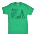 thumbnail image 1 of Mens Funny T Shirts Father Mows Best Sarcastic Fathers Day Lawn Mower Graphic Novelty Tee for Men Graphic Tees, 1 of 7