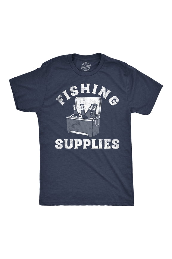 Mens Funny T Shirts Fishing Supplies Sarcastic Drinking Graphic Tee for Men Graphic Tees