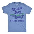 thumbnail image 1 of Mens Funny T Shirts Florida Man Spirit Guide Sarcastic Gator Graphic Novelty Tee For Men Graphic Tees, 1 of 9