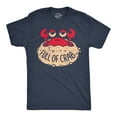 thumbnail image 1 of Mens Funny T Shirts Full Of Crab Sarcastic Graphic Novelty Tee For Men Graphic Tees, 1 of 9