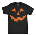 thumbnail image 1 of Mens Funny T Shirts Giant Jack O Lantern Face Sarcastic Halloween Graphic Novelty Tee For Men Graphic Tees, 1 of 7