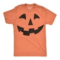 thumbnail image 1 of Mens Funny T Shirts Giant Jack O Lantern Face Sarcastic Halloween Graphic Novelty Tee For Men Graphic Tees, 1 of 7
