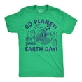 thumbnail image 1 of Mens Funny T Shirts Go Planet Its Your Earth Day Sarcastic Graphic Tee for Men Graphic Tees, 1 of 9