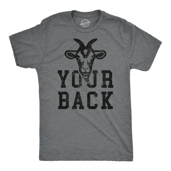 Mens Funny T Shirts Goat Your Back Sarcastic Graphic Novelty Tee for Men Graphic Tees