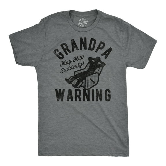 Mens Funny T Shirts Grandpa Warning Sarcastic Fathers Day Tee for Men Graphic Tees