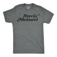 thumbnail image 1 of Mens Funny T Shirts Heavily Meditated Shirt Zen Graphic Tee for Men Graphic Tees, 1 of 9