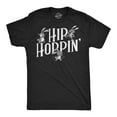 thumbnail image 1 of Mens Funny T Shirts Hip Hoppin Sarcastic Danicing Bunny Graphic Novelty Tee for Men Graphic Tees, 1 of 9